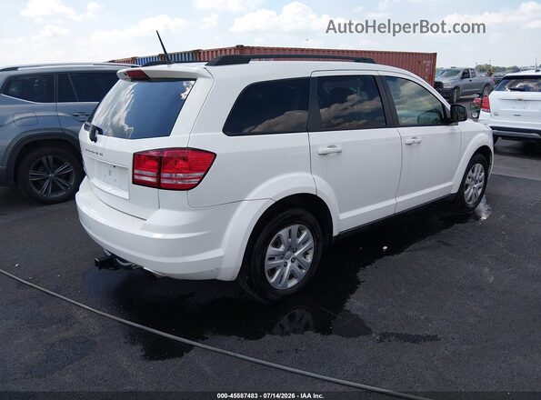 3C4PDCABXKT856643 2019 DODGE JOURNEY White Rear right