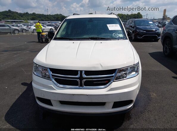 3C4PDCABXKT856643 2019 DODGE JOURNEY White Instrument cluster view