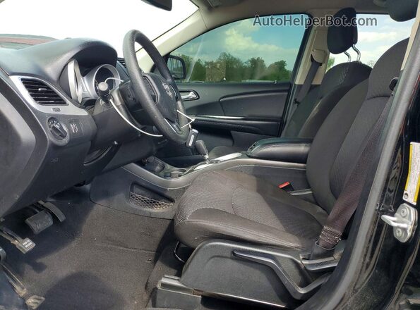 3C4PDCABXKT858215 2019 DODGE JOURNEY Черный Вид салона спереди