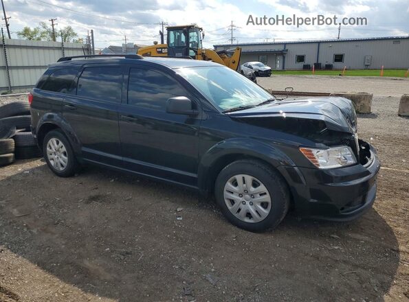 3C4PDCABXKT858215 2019 DODGE JOURNEY Черный Передняя правая четверть