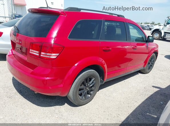 3C4PDCABXLT249322 2020 DODGE JOURNEY Red Tył prawy