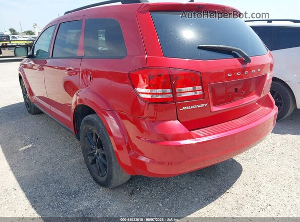 3C4PDCABXLT249322 2020 DODGE JOURNEY Red Widok z przodu