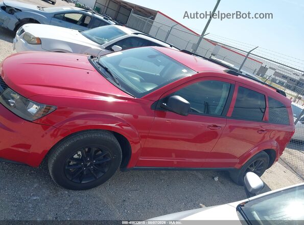 3C4PDCABXLT249322 2020 DODGE JOURNEY Red Widok wnętrza 360 stopni