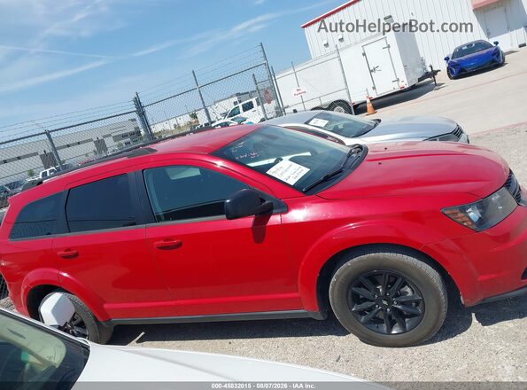 3C4PDCABXLT249322 2020 DODGE JOURNEY Red Widok wnętrza z tyłu