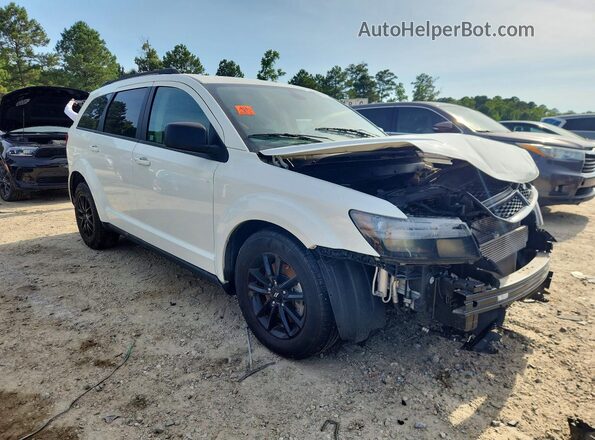 3C4PDCABXLT274110 2020 DODGE JOURNEY Белый Передняя правая четверть