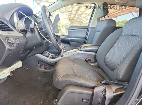 3C4PDCBB0JT189207 2018 DODGE JOURNEY Black Widok wnętrza z przodu