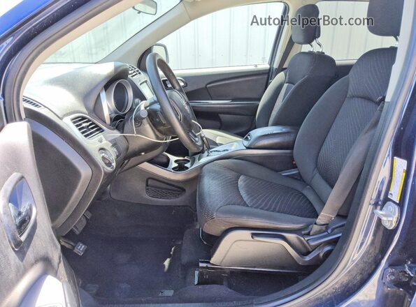 3C4PDCBB0JT219340 2018 DODGE JOURNEY Blue Вид салону спереду