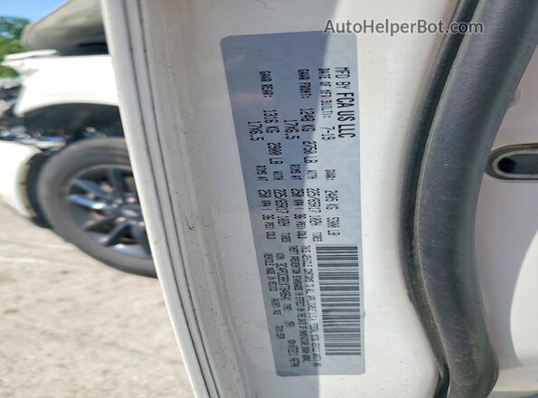 3C4PDCBB1KT848641 2019 DODGE JOURNEY White Vista de la etiqueta del VIN