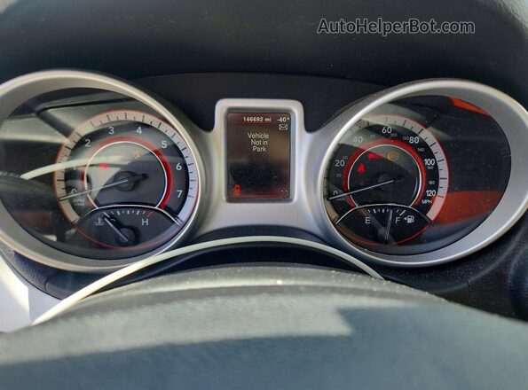 3C4PDCBB3HT522218 2017 DODGE JOURNEY Black Вид щитка приладів