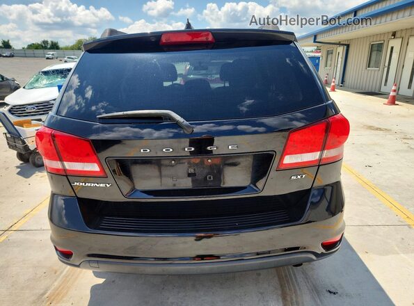 3C4PDCBB3HT522218 2017 DODGE JOURNEY Black Вид ззаду