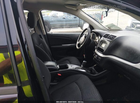 3C4PDCBB7JT184408 2018 DODGE JOURNEY Black წინა სალონის ხედი