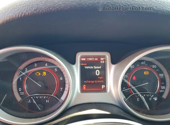 3C4PDCBB7JT475877 2018 DODGE JOURNEY Gray Вид щитка приладів