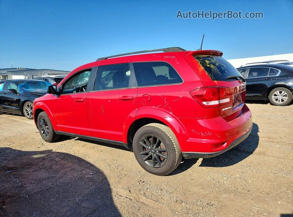 3C4PDCBB8KT861175 2019 DODGE JOURNEY Red Rear left