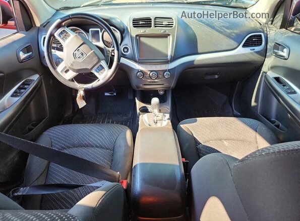3C4PDCBB8KT861175 2019 DODGE JOURNEY Red Dashboard view
