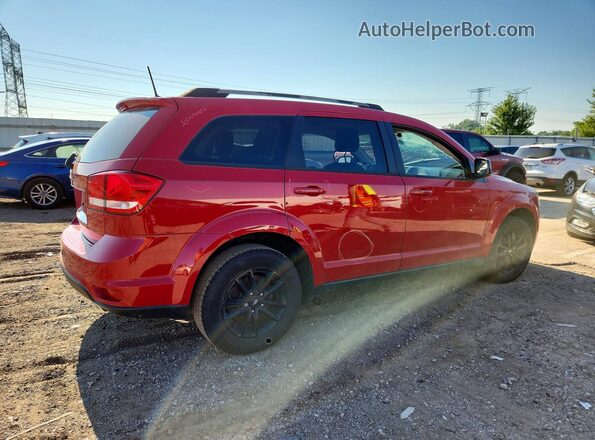 3C4PDCBB8KT861175 2019 DODGE JOURNEY Red Rear right