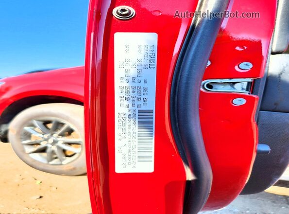 3C4PDCBB8KT861175 2019 DODGE JOURNEY Red VIN sticker view