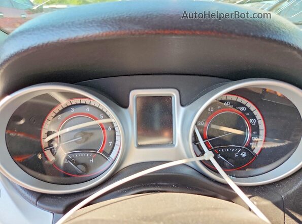 3C4PDCBB8KT861175 2019 DODGE JOURNEY Red Instrument cluster view