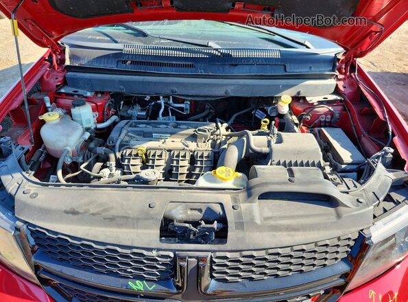 3C4PDCBB8KT861175 2019 DODGE JOURNEY Red Engine compartment view