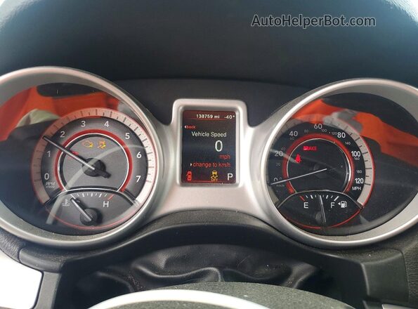 3C4PDCBBXHT590435 2017 DODGE JOURNEY Gray Սարքավորումների վահանակի տեսք
