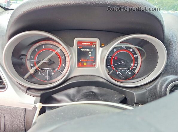 3C4PDCBBXKT751227 2019 DODGE JOURNEY Черный Вид щитка приборов