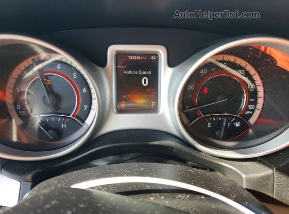 3C4PDCBG0GT145552 2016 DODGE JOURNEY Gray Widok zestawu wskaźników