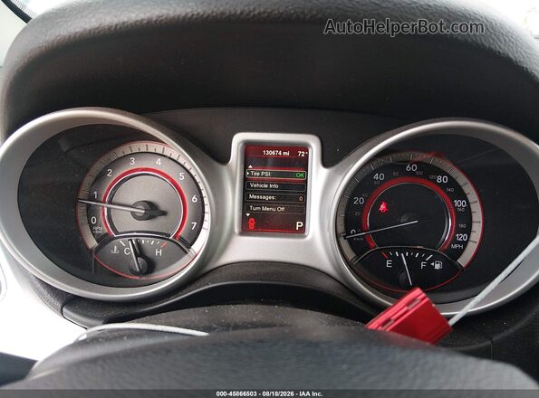 3C4PDCBG0GT223733 2016 DODGE JOURNEY Серый Вид задних сидений