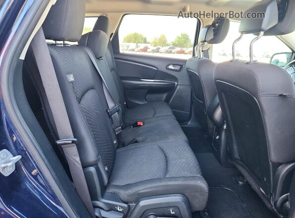 3C4PDCBG0HT532314 2017 DODGE JOURNEY Blue უკანა სალონის ხედი