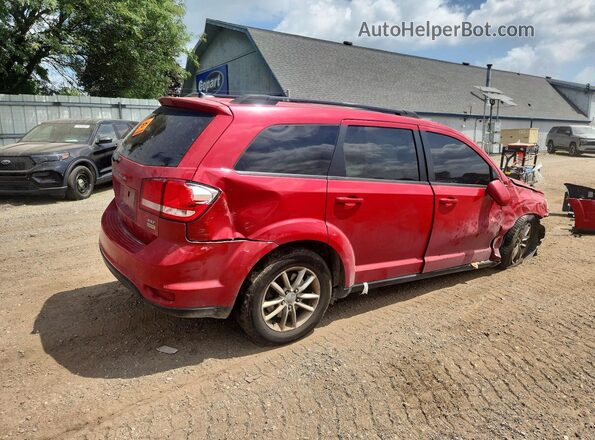 3C4PDCBG0HT533351 2017 DODGE JOURNEY Красный Задняя правая четверть