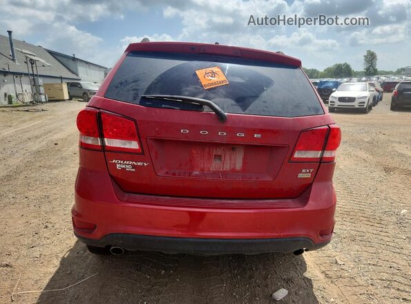 3C4PDCBG0HT533351 2017 DODGE JOURNEY Красный Вид сзади