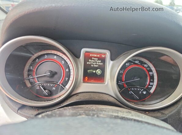 3C4PDCBG0HT533351 2017 DODGE JOURNEY Красный Вид щитка приборов