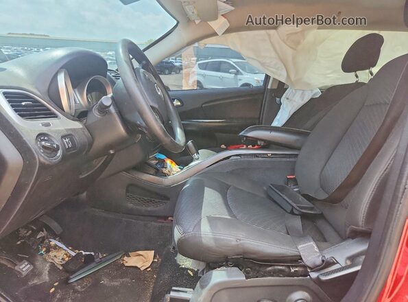 3C4PDCBG0HT533351 2017 DODGE JOURNEY Красный Вид салона спереди