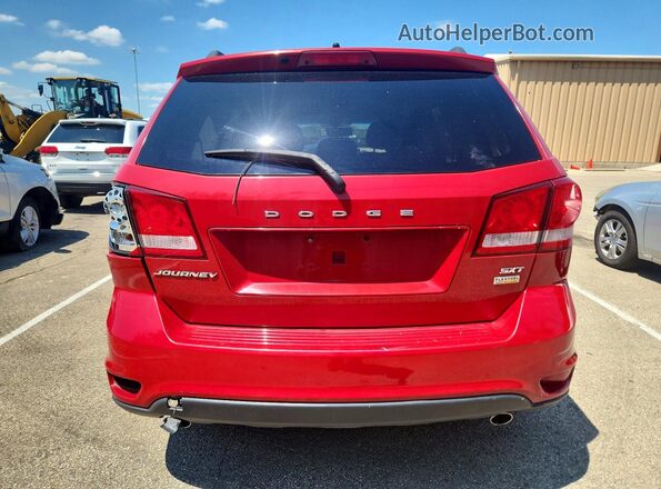 3C4PDCBG0HT571775 2017 DODGE JOURNEY Red უკანა ხედი