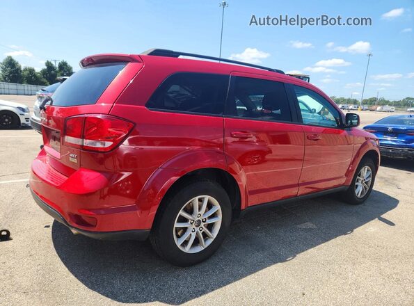 3C4PDCBG0HT571775 2017 DODGE JOURNEY Red უკანა მარჯვენა