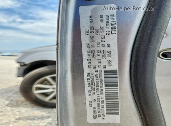 3C4PDCBG2GT122872 2016 DODGE JOURNEY Silver Սալոնի 360 աստիճան տեսք