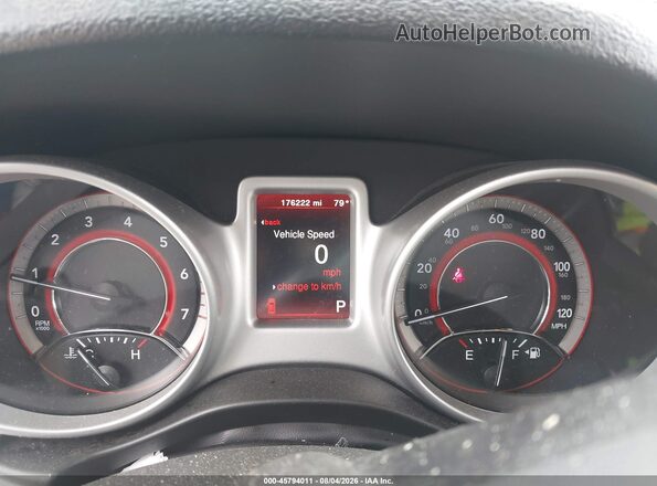 3C4PDCBG2HT510797 2017 DODGE JOURNEY Black უკანა სავარძლების ხედი