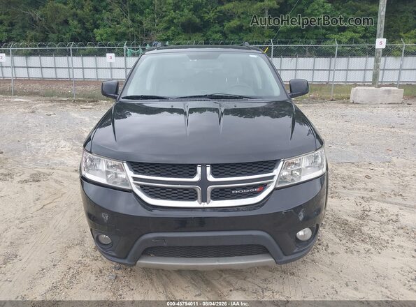 3C4PDCBG2HT510797 2017 DODGE JOURNEY Black ხელსაწყოთა პანელის ხედი