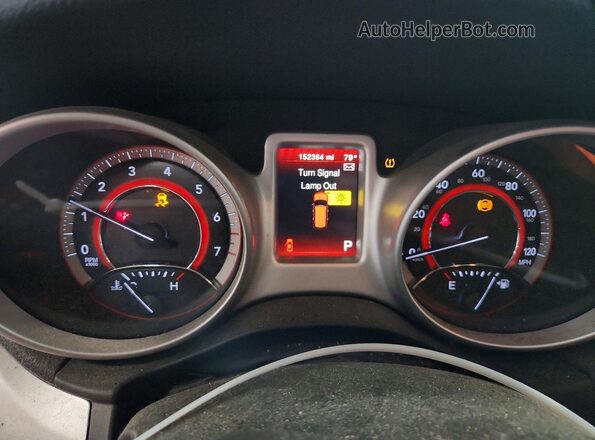 3C4PDCBG2HT536705 2017 DODGE JOURNEY Silver Widok zestawu wskaźników
