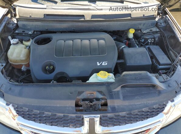 3C4PDCBG2HT571468 2017 DODGE JOURNEY Black ძრავის განყოფილების ხედი