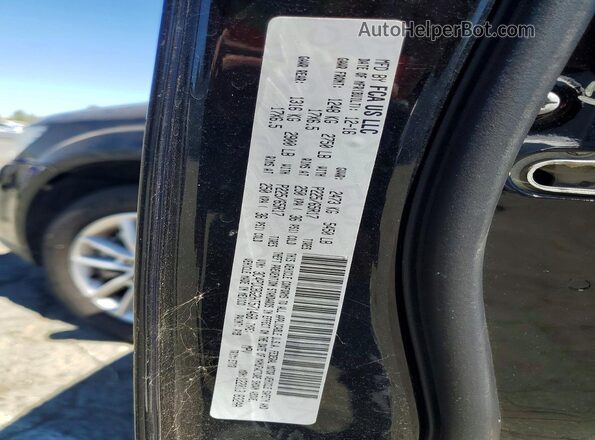 3C4PDCBG2HT571468 2017 DODGE JOURNEY Black VIN კოდის სტიკერის ხედი