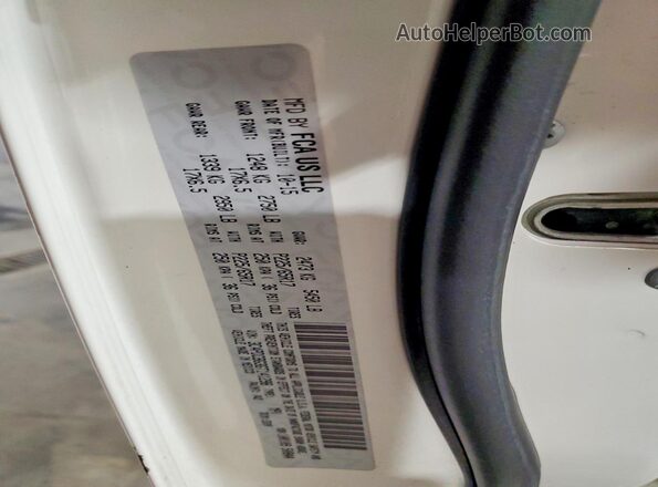 3C4PDCBG3GT141298 2016 DODGE JOURNEY White Vista de la etiqueta del VIN