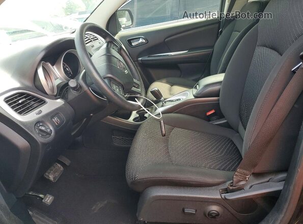 3C4PDCBG3GT228635 2016 DODGE JOURNEY Black წინა სალონის ხედი
