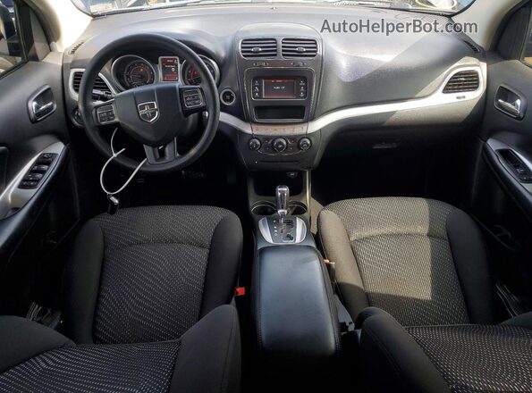 3C4PDCBG3GT228635 2016 DODGE JOURNEY Black წინა პანელის ხედი