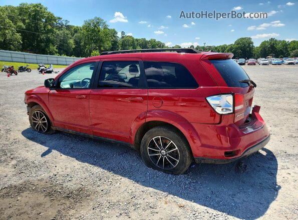 3C4PDCBG3JT503833 2018 DODGE JOURNEY Red Rear left