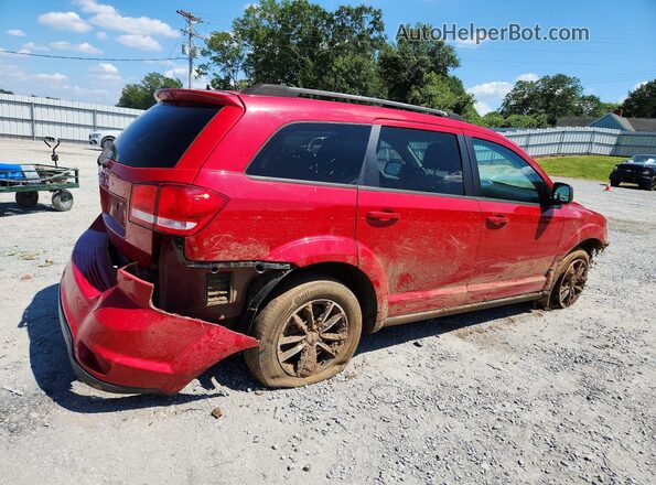 3C4PDCBG3JT503833 2018 DODGE JOURNEY Red Rear right