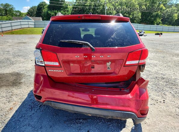 3C4PDCBG3JT503833 2018 DODGE JOURNEY Red Rear view