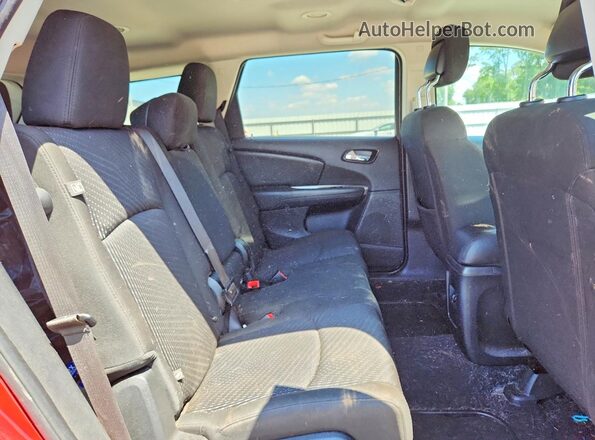 3C4PDCBG3JT503833 2018 DODGE JOURNEY Red Rear interior view