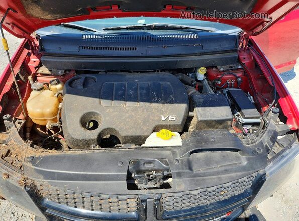 3C4PDCBG3JT503833 2018 DODGE JOURNEY Red Engine compartment view