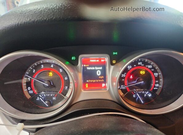 3C4PDCBG5JT522710 2018 DODGE JOURNEY Gray ხელსაწყოთა პანელის ხედი