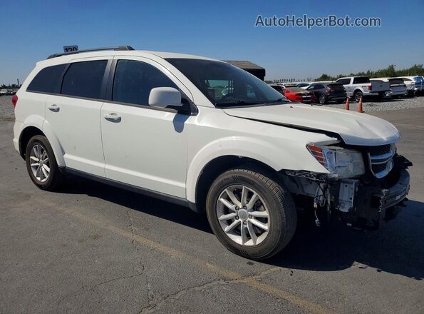 3C4PDCBG6GT223798 2016 DODGE JOURNEY Белый Передняя правая четверть