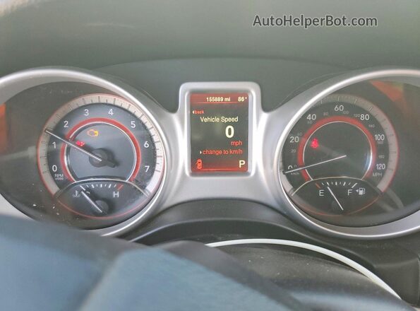 3C4PDCBG6GT223798 2016 DODGE JOURNEY Белый Вид щитка приборов